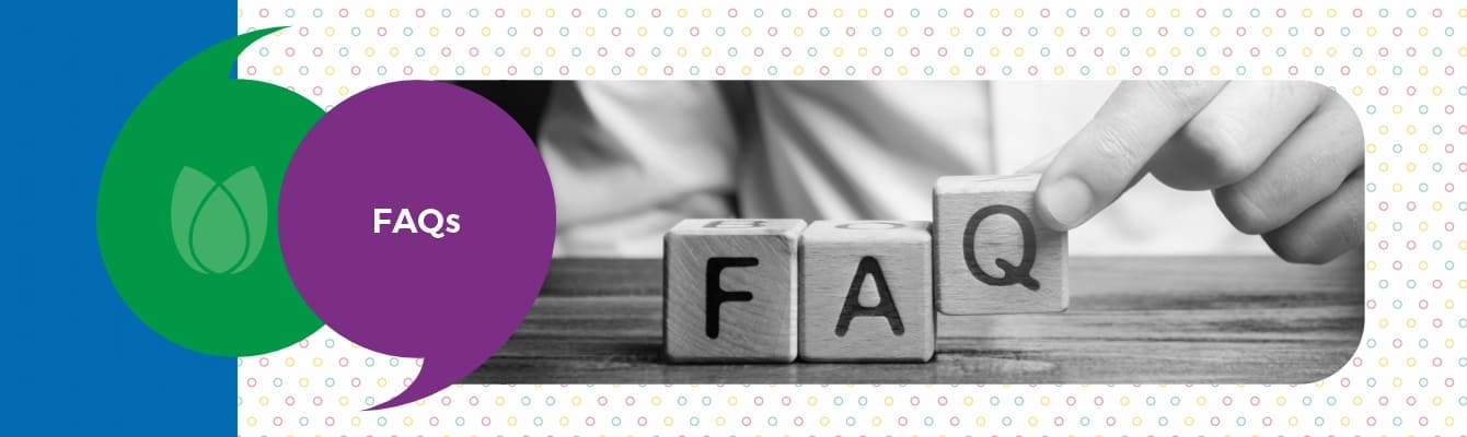 A person placing FAQs blocks in banner for Milann FAQ page.